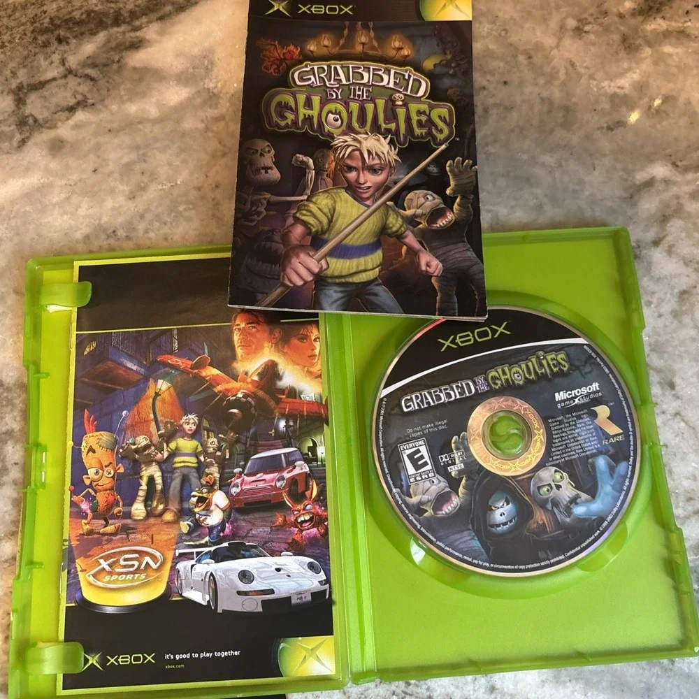 Grabbed by the Ghoulies Microsoft Xbox 2003 Rare Action Adventure Tested CIB